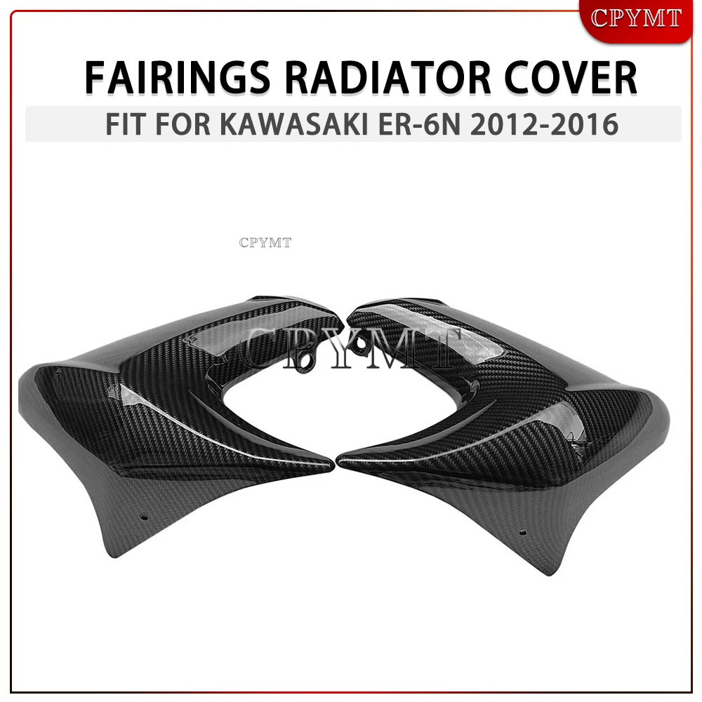 

Motorcycle Fairings Right side or left Radiator cover Fit For KAWASAKI ER6N ER 6N 2012 2013 2014 2015 2016 ABS