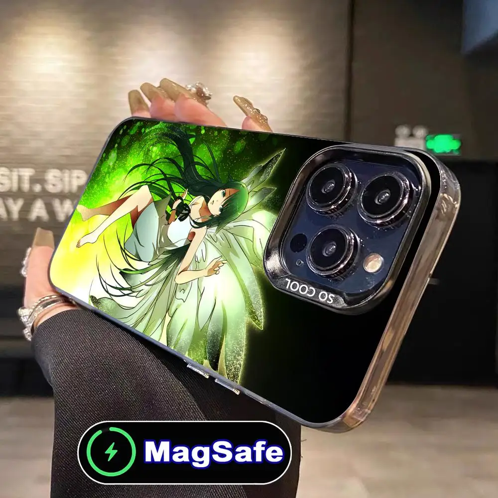 Saya no Uta حافظة هاتف محمول لهاتف آيفون 16 15 14 13 12 11 Pro Max Plus MagSafe غطاء ملون شفاف غطاء فاخر للهواتف المحمولة #1