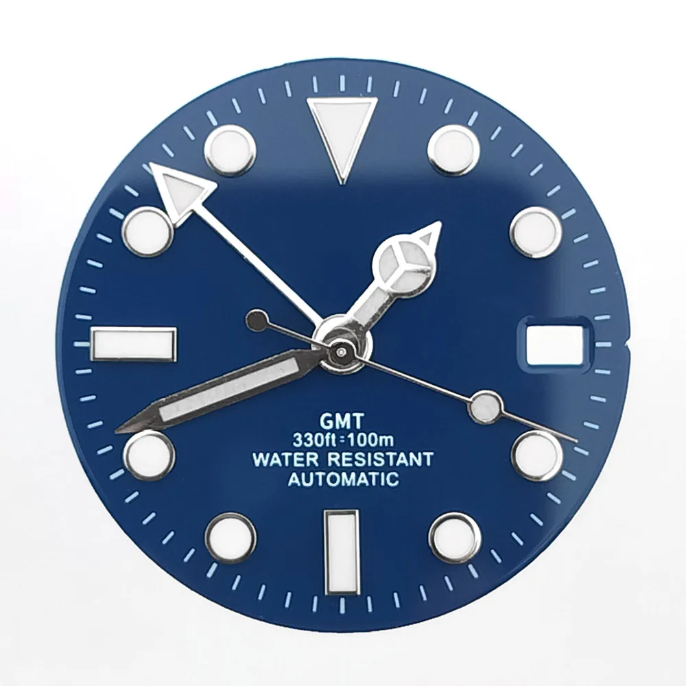 40,5 mm GMT Mechanisches Uhrengehäuse Passend für NH34 Uhrwerk Saphirglas Edelstahl Uhrenbox Uhrenteile Zubehör – Detail 15