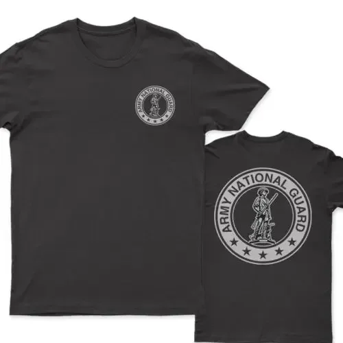 US Army National Guard Seal, ARNG Logo T-Shirt. Summer Cotton O-Neck Short Sleeve Mens T Shirt New S-3XL