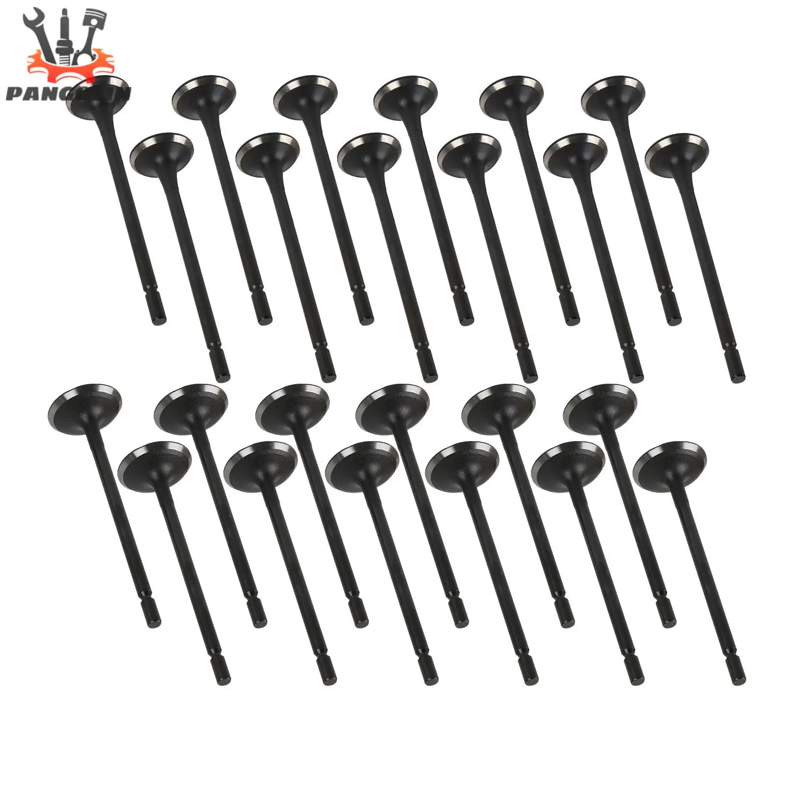 

24pcs 22211-3E000 22212-3E000 Intake & Exhaust Valve for Hyundai Grandeur Santa Fe, Kia Opirus Rondo Cadenza Carnival G6EA 2.7L