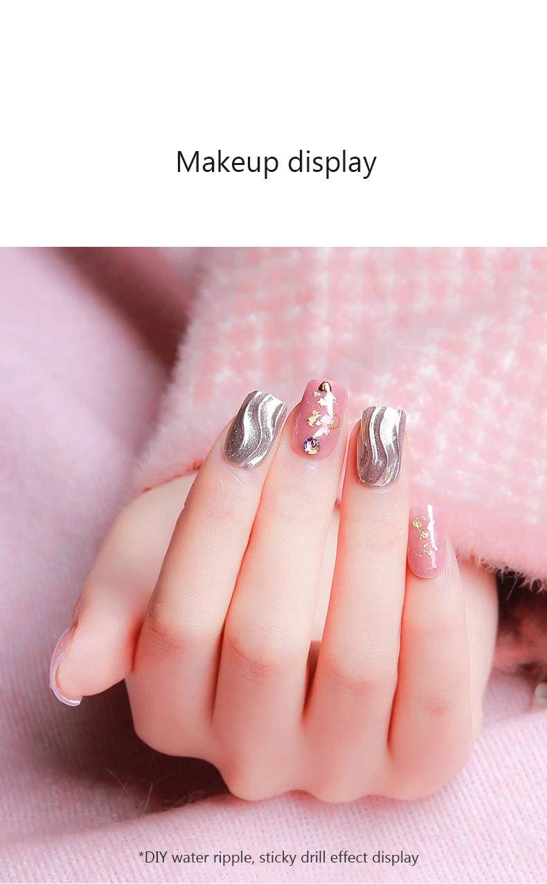 RSNAIL 5 IN 1 Japanischer Hard Top Coat 15g Strass No-Wipe Top Coat Effizientes Funktionsgel Wasser-Nagelkunst-Gel DIY-Design – Detail 8