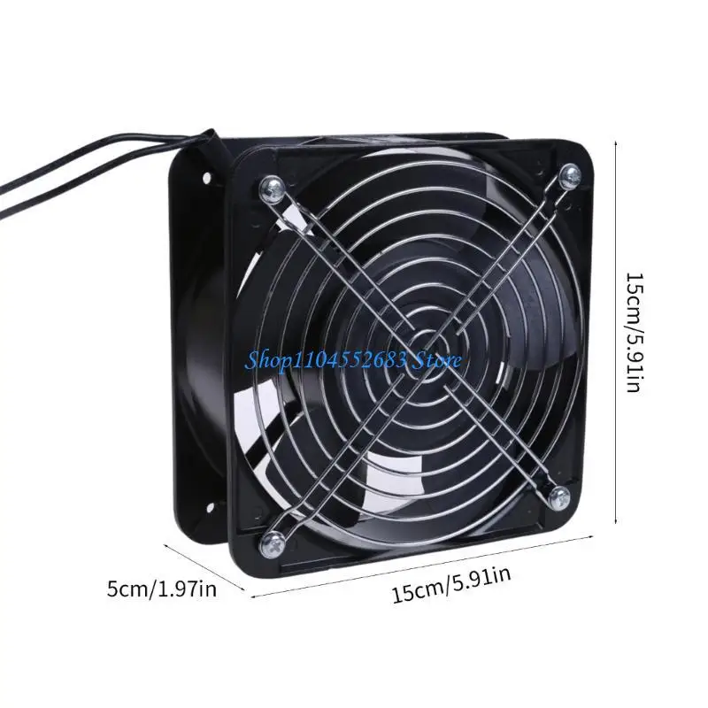 Y6GD مروحة العادم 2500 دورة في الدقيقة 150 ملم أبخرة عادم الهواء مروحة مستخرج الدخان DIY لحام