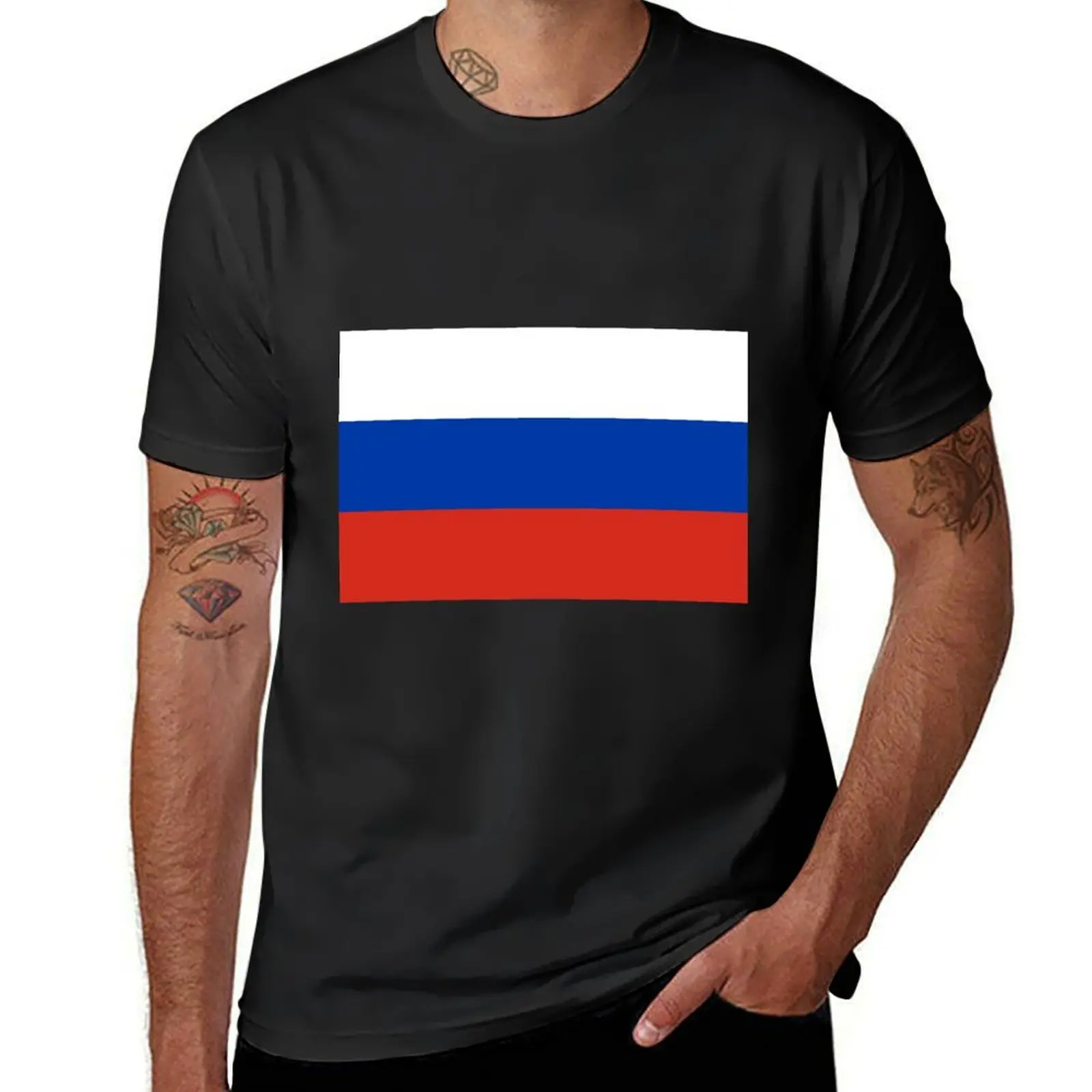

Flag of Russia T-Shirt graphics valentines boutique clothes baggy shirts sports fans mens graphic t-shirts funny