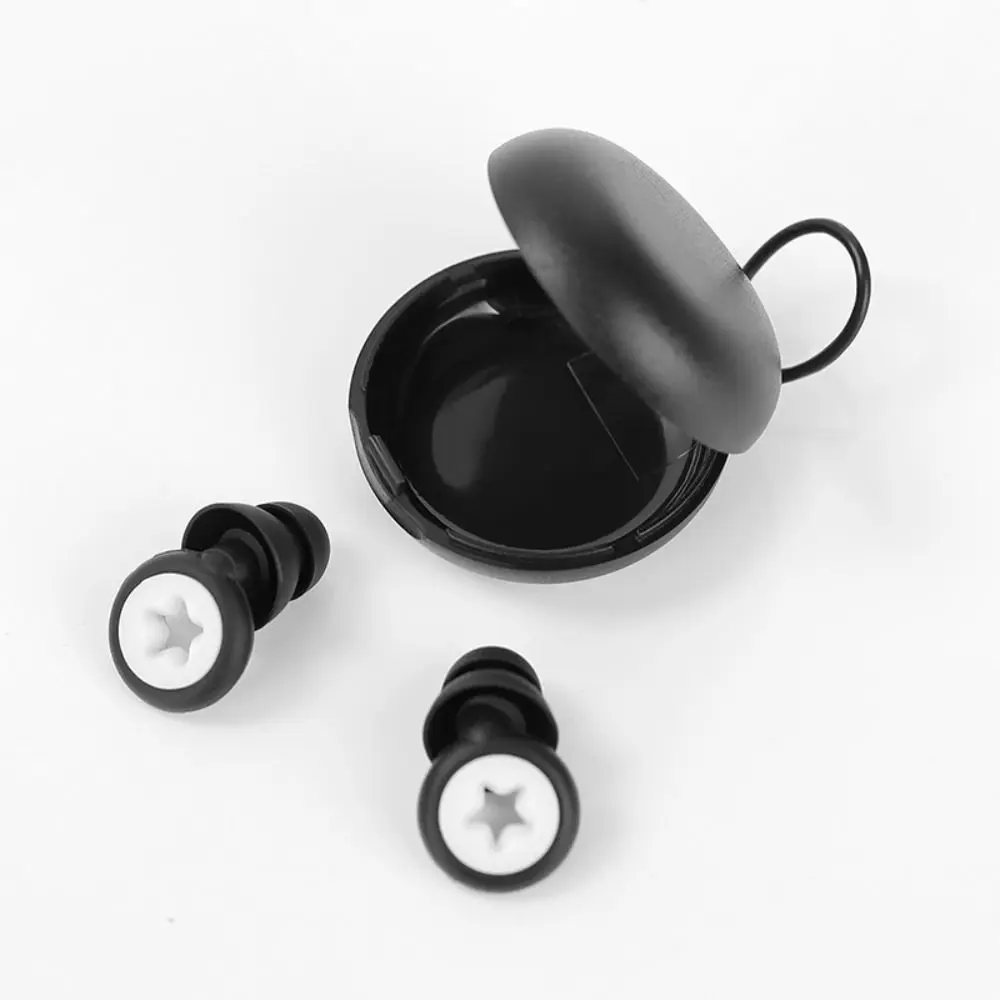 Double-layer Ear Plugs Silicone Hearing Protection Earplugs Noise Reduction Sound Insulation Sleep Earbuds