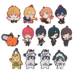 Chainsaw Man Anime Denji Pochita Makima Hayakawa Aki Power Cute Rubber Keychain