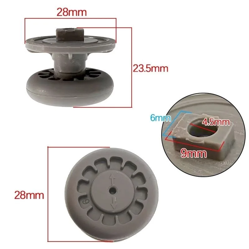 Dishwasher upper bowl basket guide rail support assembly WQP12-J7209I-CN and other models, universal