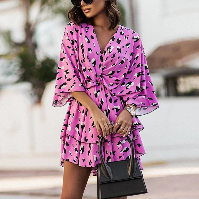 Goa Beach Clothes: The Perfect Short Sleeve V-Neck Boho Dress for Sun,  Sand, and Style