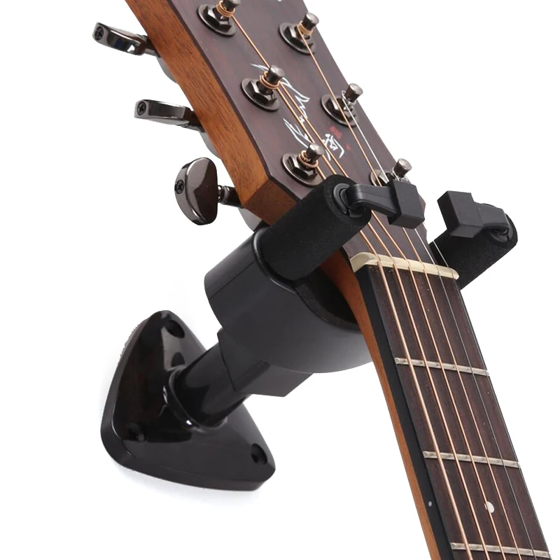 

Mandolin Ukulele Black Guitar Bass Screws Accessories Guitar Hanger Stand Wall Mount Holder Hook For Electric Guitar Acoustic