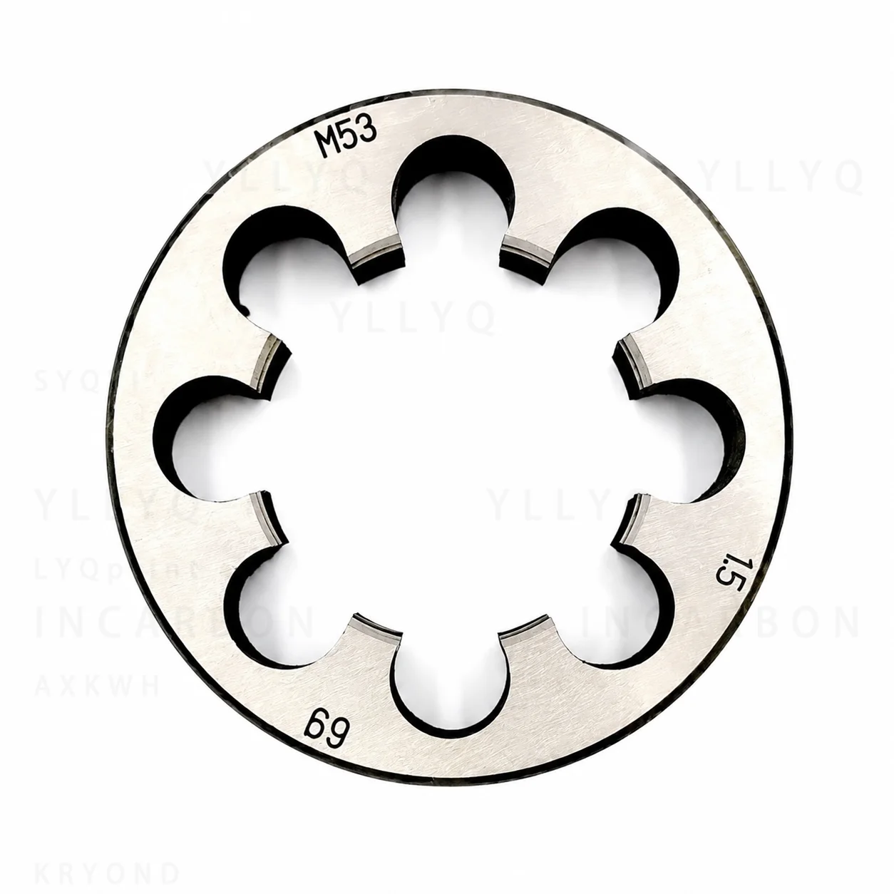 HSS 1PCS Metric Thread Right/Left Round Die M50 M52 M53 M54 M55 M56 M58 Screw Threading Die for External Thread Tapping Tool