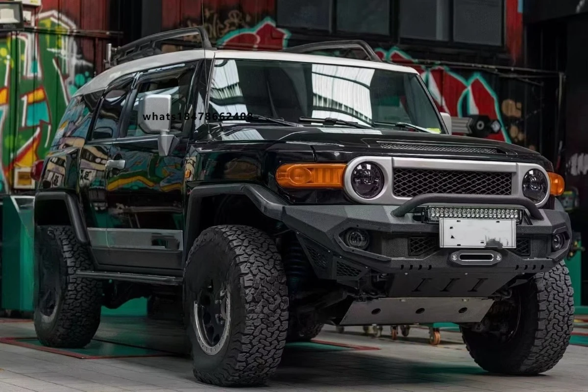 

New Vipera High Quality Offroad Front Bumper for FJ Cruiser Aluminum 4mm/Carbon Steel 3mm Inner One Year Warranty