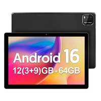 2026 Model Tablet | Brand New Android 16 | 10.0-inch Display | 12GB (3GB+9GB Virtual) RAM + 64GB ROM | Dual Cameras | 6,000mAh 2