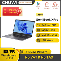 CHUWI GemiBook XPro 14.1 Inch Laptop Intel 12th N150 16GB DDR5 512GB SSD Windows 11 1920*1080 16:9 Screen WiFi 6 BT5.2 38Wh