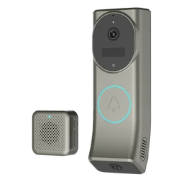 2MP 1080P Dual Lens Wireless WIFI IP Doorbell Video Door Phone Intercom Visual Door Viewer Camera Peehole Viewer