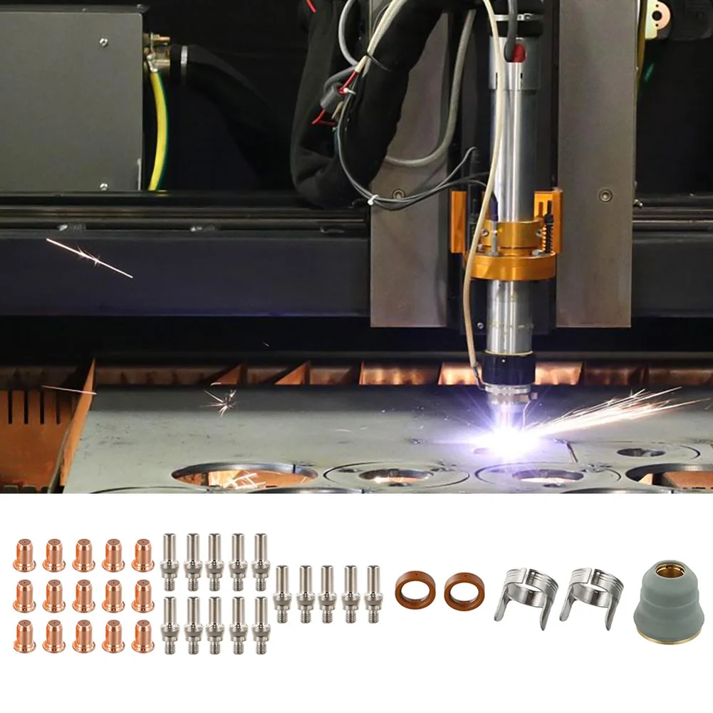 

Набор из 35 предметов, насадка для плазменной резки IPT 60 и PT40, электродный экран и держатель, плазменный резак, плазменная резка