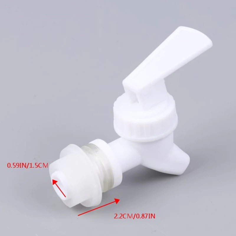 White grain 15mm Leak Proof Faucet Water Tap Glass Wine Bottle Jar Barrel Water Faucet With Filter Wine Valve Water Dispense