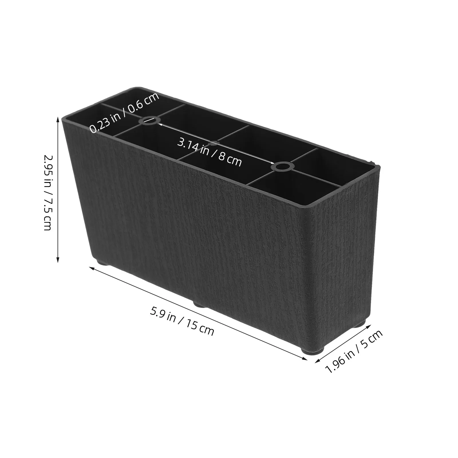 4Pcs Sturdy Plastic Furniture Risers Bed Lift Blocks for Couch Sofa Desk Chair Anti-Slip Floor Protector Raised Support image 2