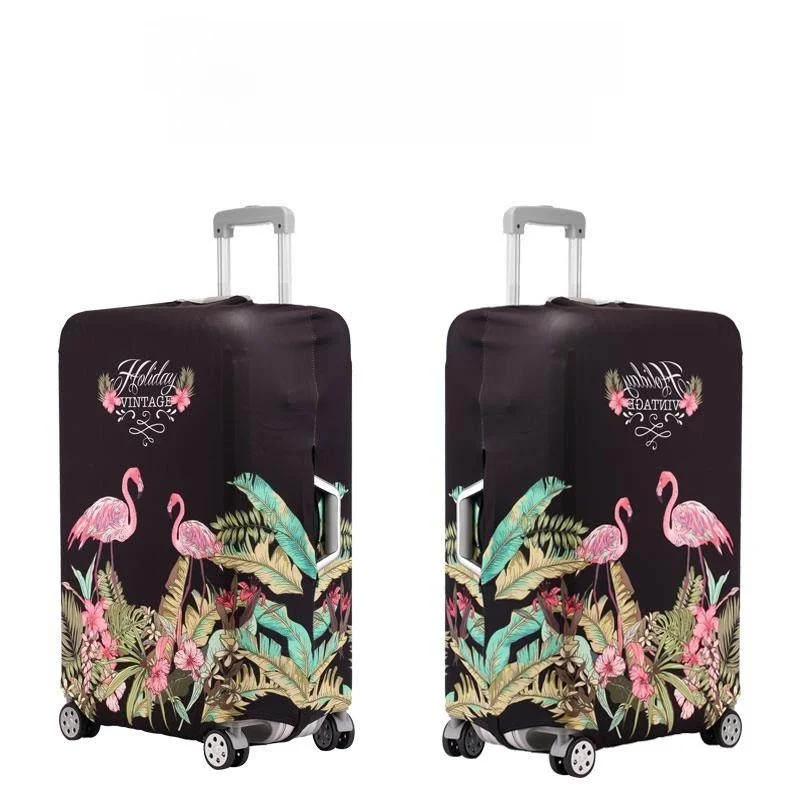 Elastic Thickened Wear-resistant Travel Suitcase Protective Cover Luggage Baggage Outer  Leather Dustproof Cover