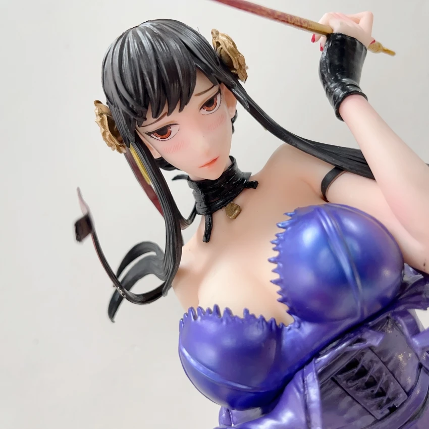 

38CM Spy × Family Battle Yor Forger GK Ver Girl figure PVC Action Toy Statue Collection Anime Model Adult Doll Gift