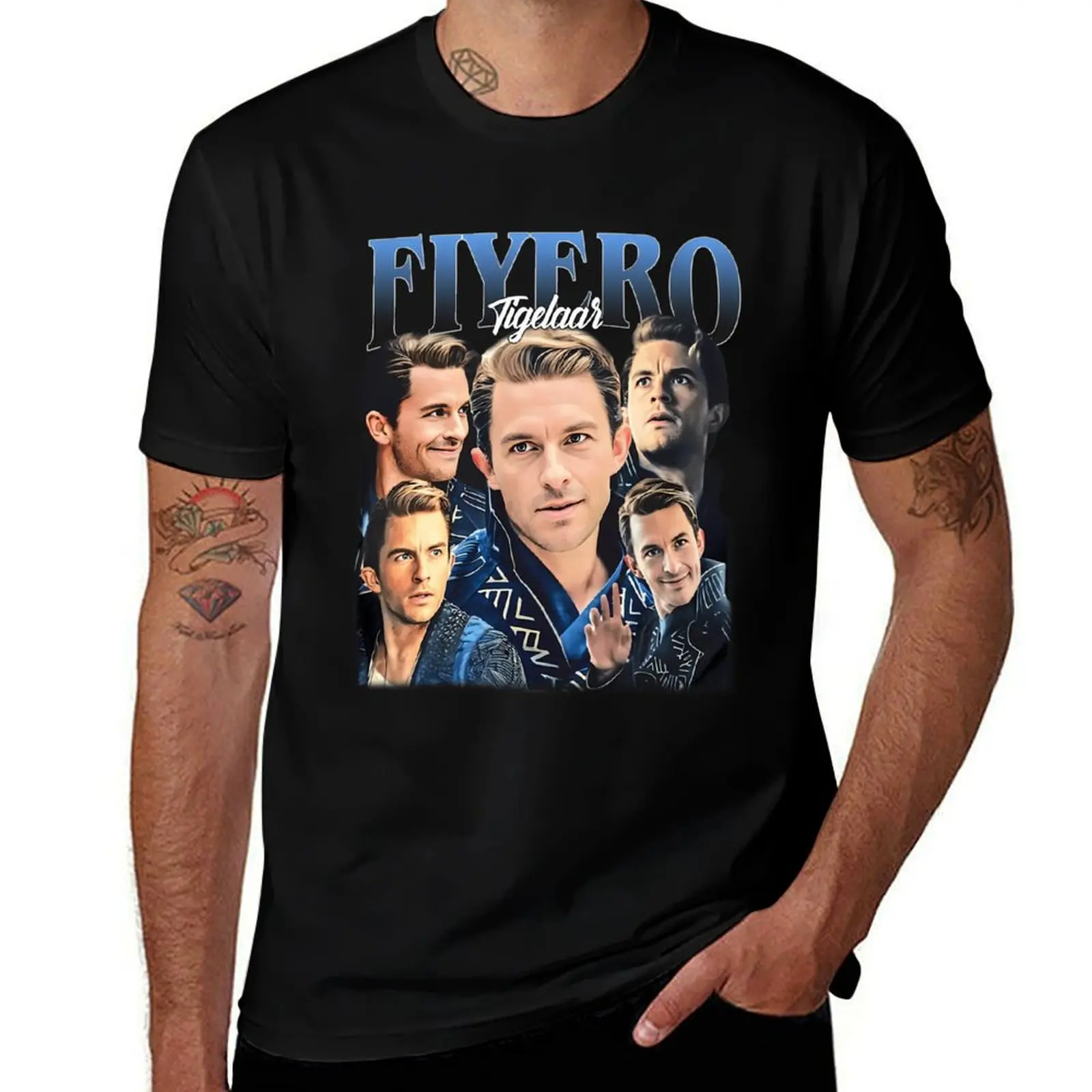 

Retro Fiyero Tigelaar Bootleg 90S Style T-Shirt valentines boutique clothes oversizeds anime customizeds t shirts men