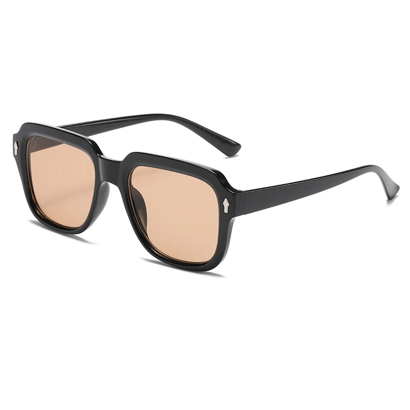 Hiking 2024 Fashion Oversized Square Anti Light Glasses Retro Personality Minimalist Style Large Rectangular Frame Eyewear UV400