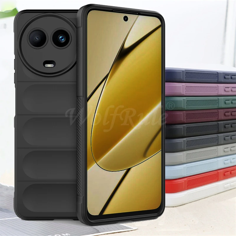 

For Realme 11 5G Case Cover OPPO Realme 11 5G Capas Shockproof Armor Phone Back Bumper Soft TPU For Fundas Realme 11 5G Global