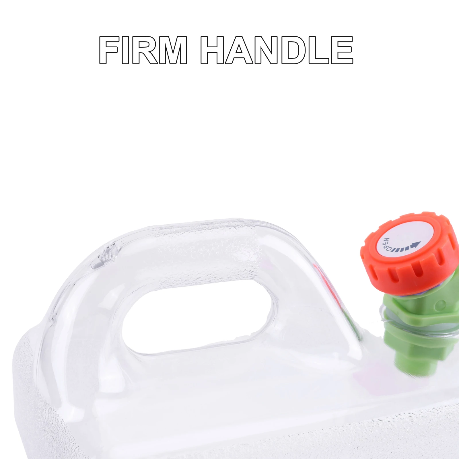 5L Portable Water Jug Lightweight Camping Water Dispenser with Faucet with Handle for Travel Camping