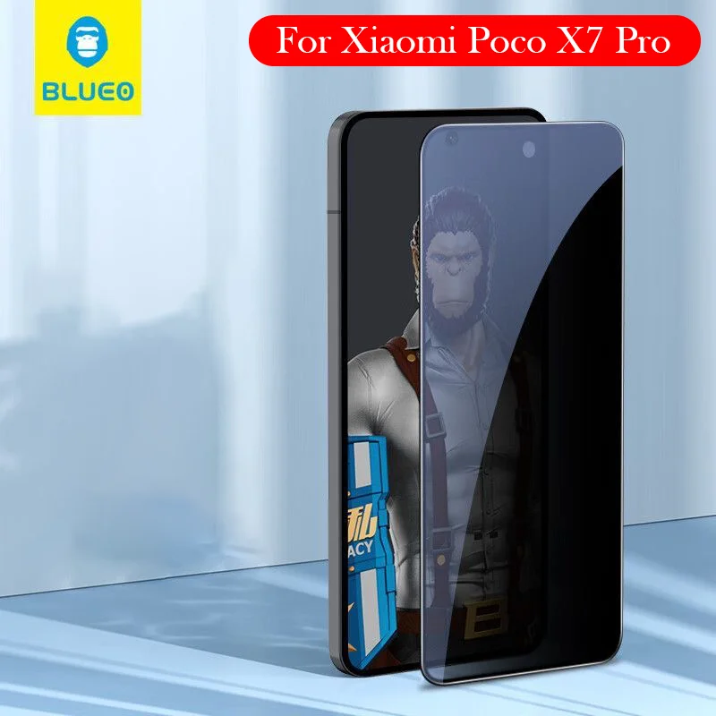 

Blueo Privacy Tempered Glass For XIAOMI POCO X6 X7 Pro Screen Protector for Xiaomi 14T Pro