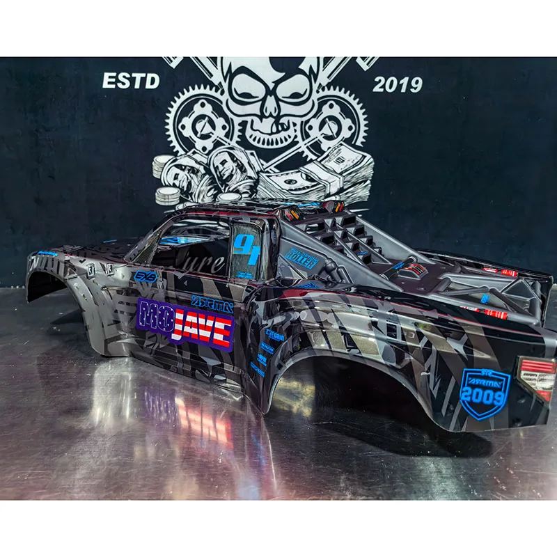 Plastic Body with Sticker Painting for 1/7 ARRMA MOJAVE EXB 6S Traxxas UDR RC Short Course Desert Car