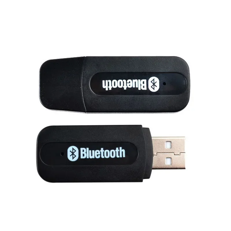 Adaptor penerima Audio mobil A2DP, untuk ponsel Android/IOS 3.5mm USB Bluetooth AUX nirkabel