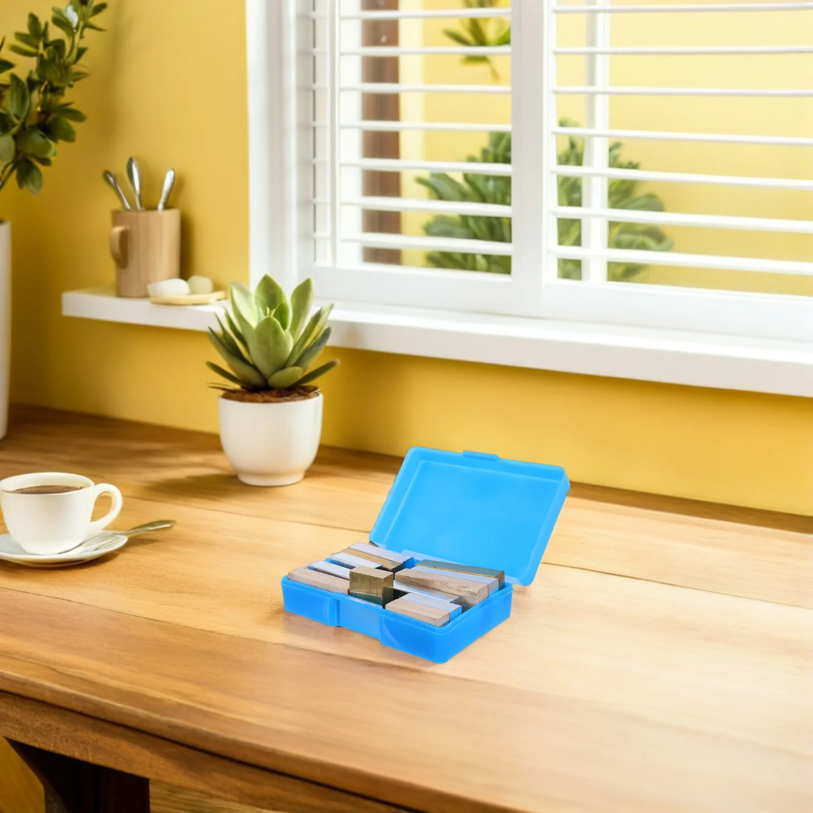 

12pcs Density Blocks: Rectangular Aluminum Iron Metal Cubes For Science Lab Physics Teaching Aids Experiment Tools School Stem