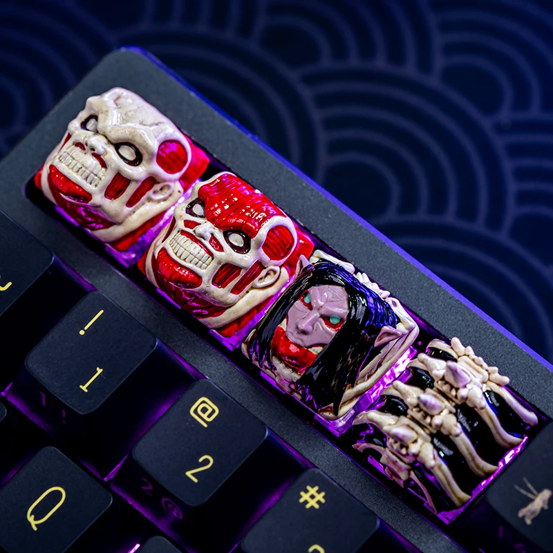 

Keycap Attack Giant Single Customized Mechanical Keycap Cross Axis Key Wooting