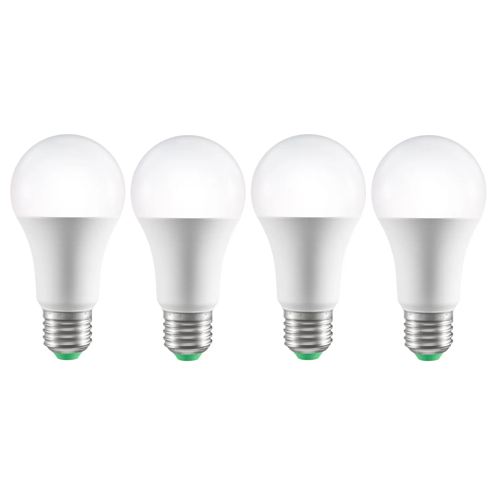 Bohlam Lampu Pintar, Paket 4, Bohlam LED Multiwarna 9W, 800 Lumens Dengan Kompatibilitas Kontrol Pintar Untuk Vera, Asisten Google,