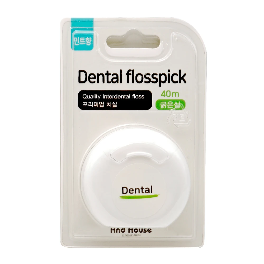 Dental Floss 40M Mint (Coarse Thick) Bits Prevention Interdental Toothbrush