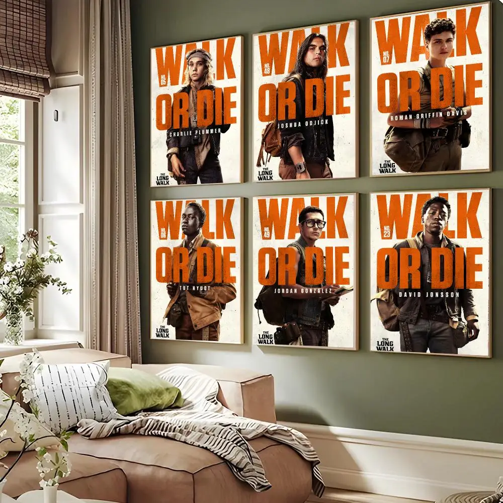 Movie The L-long Walk Poster Self-adhesive Advanced Aesthetic Printing Paper Wall Art For Living Room Home Decor