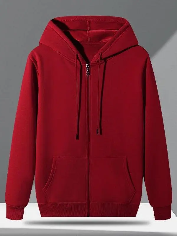 

Ультрамягкий утепленный кардиган-свитшот на молнии с флисовой подкладкой 2025 года для мужчин и женщин, осенне-зимний, с внутренним карманом, повседневный стиль