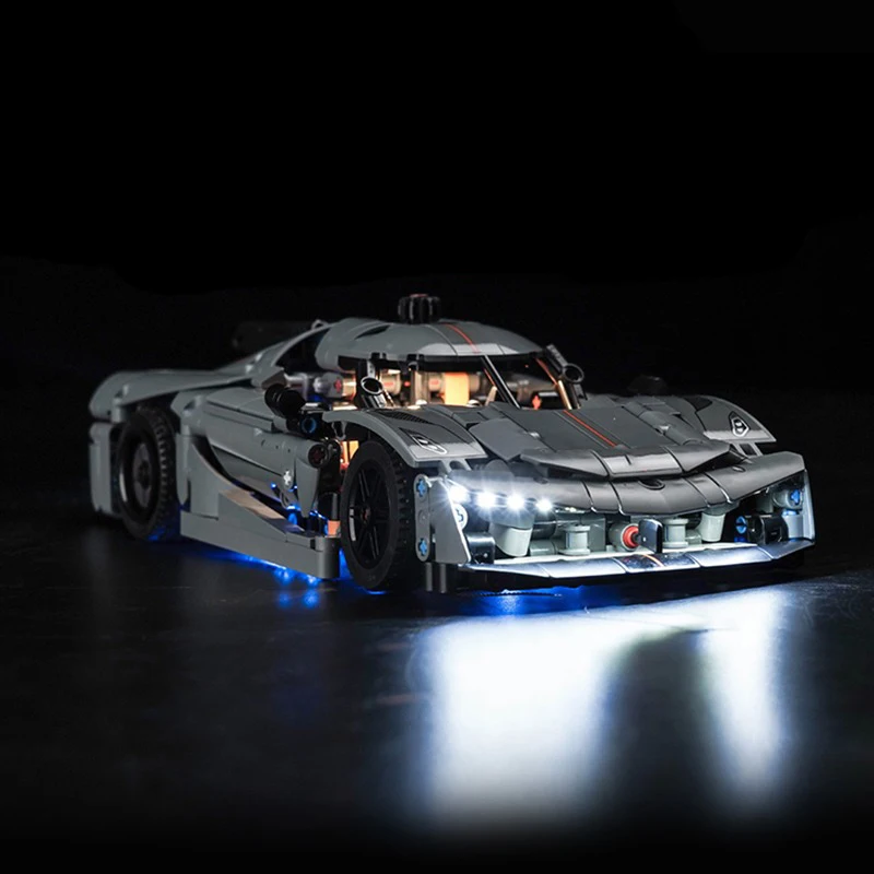 Kit de luz Led Technic para coche 42173 Jesko Absolut Hypercar, no bloques de construcción (solo juego de iluminación)