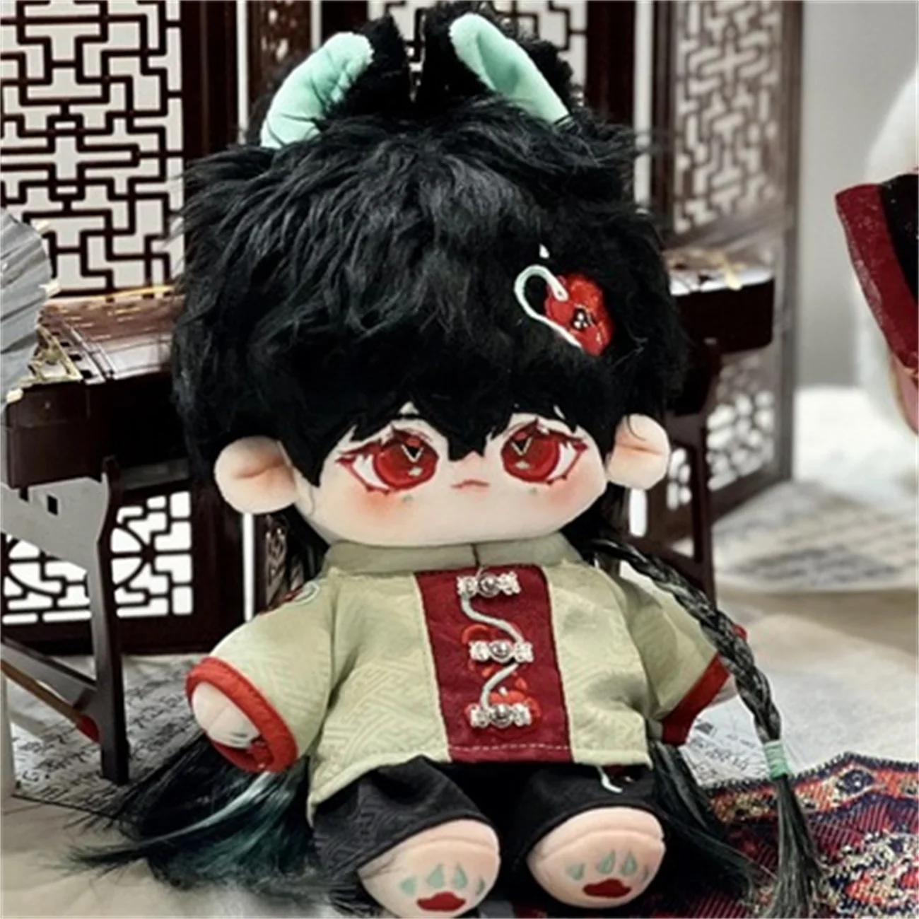 

No Attributes Cool Guy Shikigami Devil Akuma Monster Oni Immortals Plushie Feng Stuffed Toy 20cm Plush Toy Doll Body Gift MH Sa