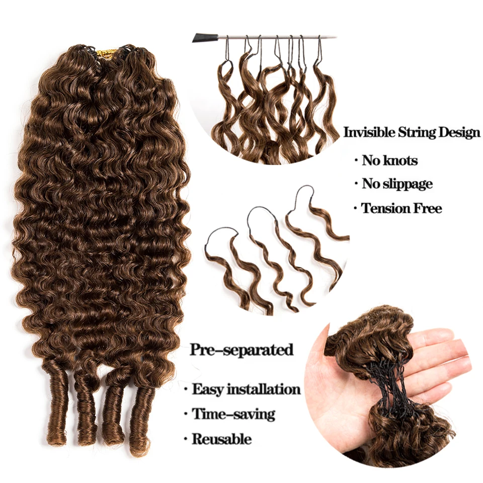 # 4 Schokoladenbraunes, burmes – Hair Bundles Bewertung und Preis