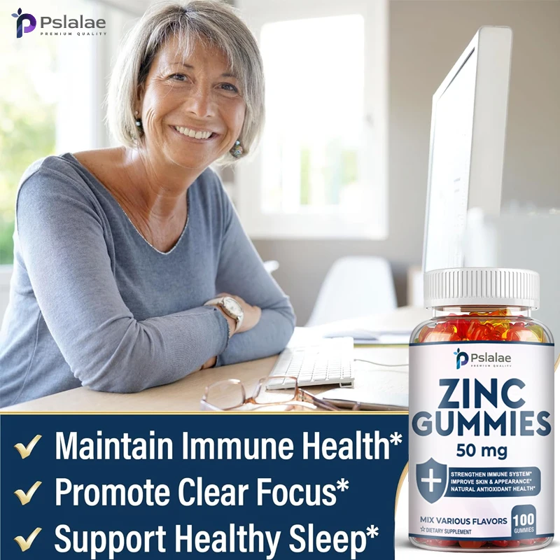 Zinc Gummies - Immune Booster Zinc Supplement, Natural Antioxidant