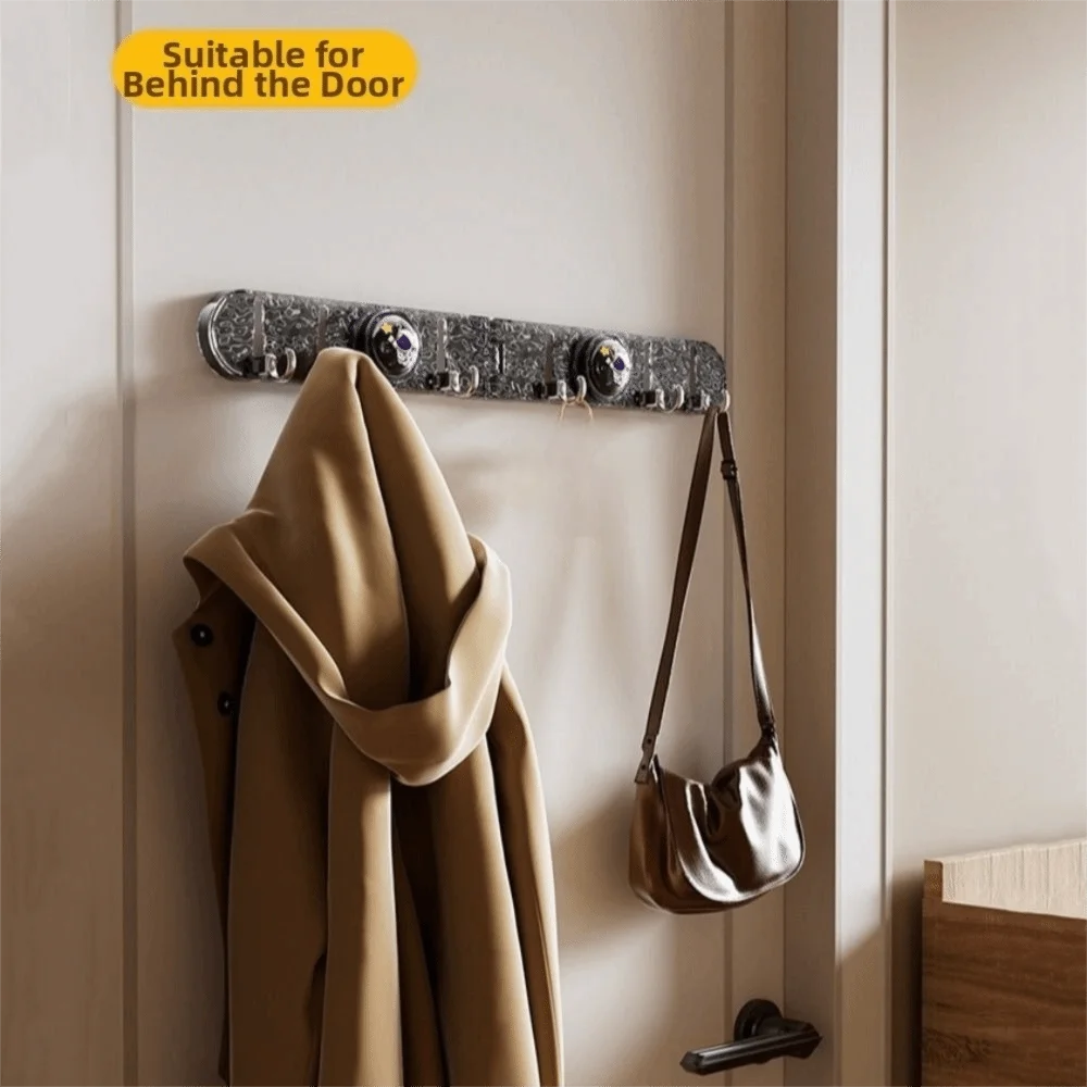 

Creative Rotating Folding Suction Cup Hook Multi-Purpose Space Saving Towel Rack High Weight Non-Slip Row Hook Dormitory