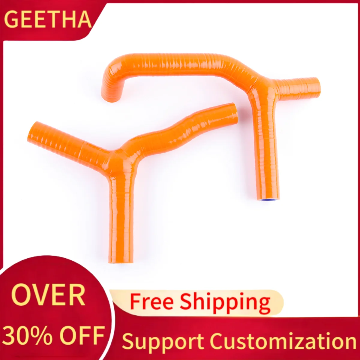 For KTM 85SX 105XC 2003-2011 85 SX 105 XC Silicone Radiator Hose Pipe Tube Kit 2003 2004 2005 2006 2007 2008 2009 2010 2011 view 4
