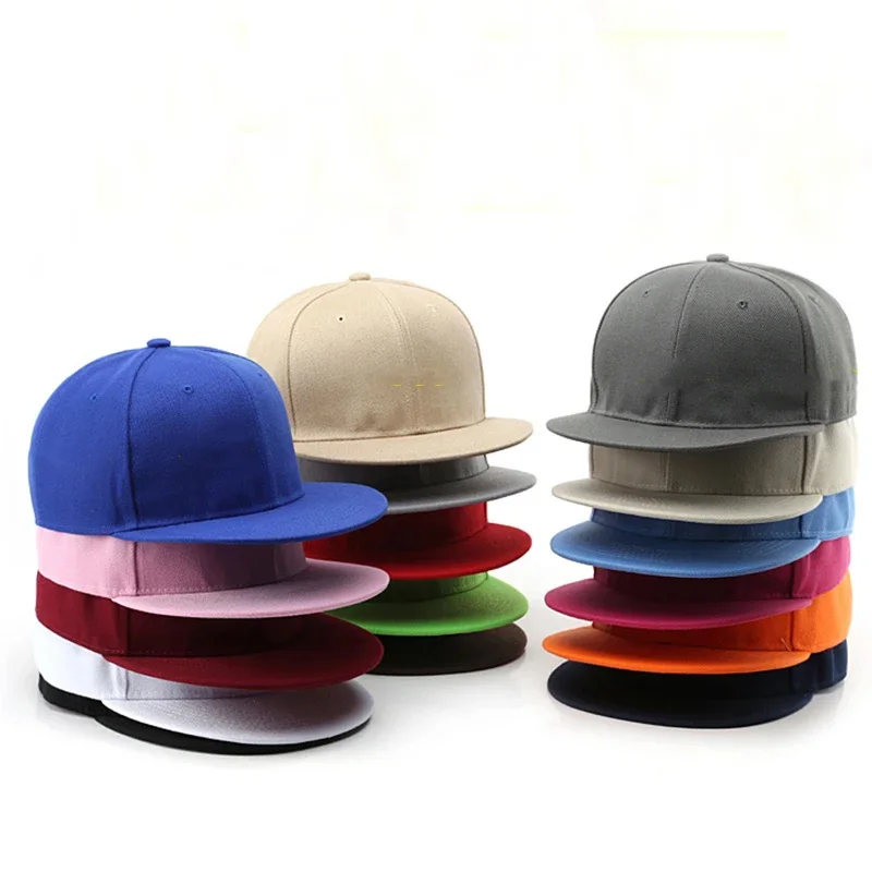 Flat Brim Baseball Hat Women Men Spring Summer Tour Visor Cap Hiphop Snapback Sun Hat Adjustable Dad Skateboard Hip-hop Hat