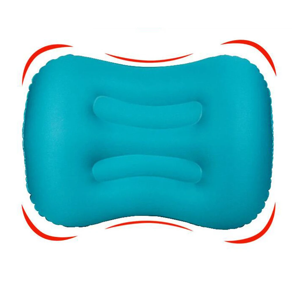 

Camping Pillow Inflatable Backpacking Neck Guard Cushion Pillows for Plane Travel
