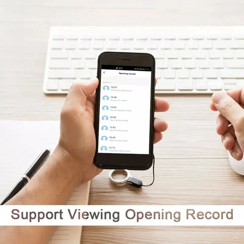 Дверной замок Tuya IP66, водонепроницаемое биометрическое управление доступом без ключа, автономная клавиатура, сканер отпечатка пальца, RFID, прост в использовании