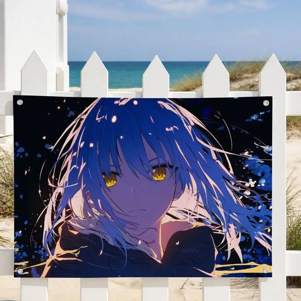 Tensura That Time I Got Reincarnated as a Slime Decorative Wall Flag Banner for Home Garden Garage Indoor Outdoor Decor