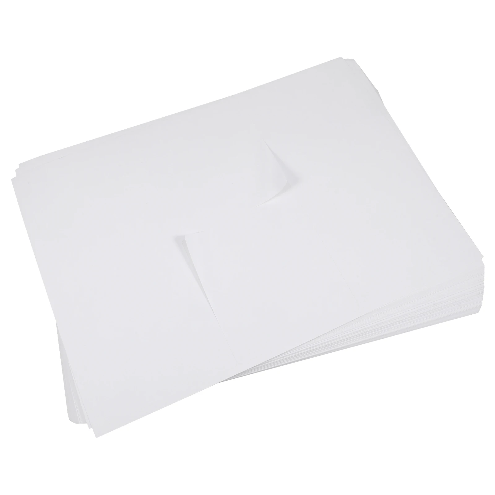 

100 Sheets Self-adhesive Label Paper Address Labels Stickers Fabric Printer Material Clear Waterproof Copper Plate Glossy Photo