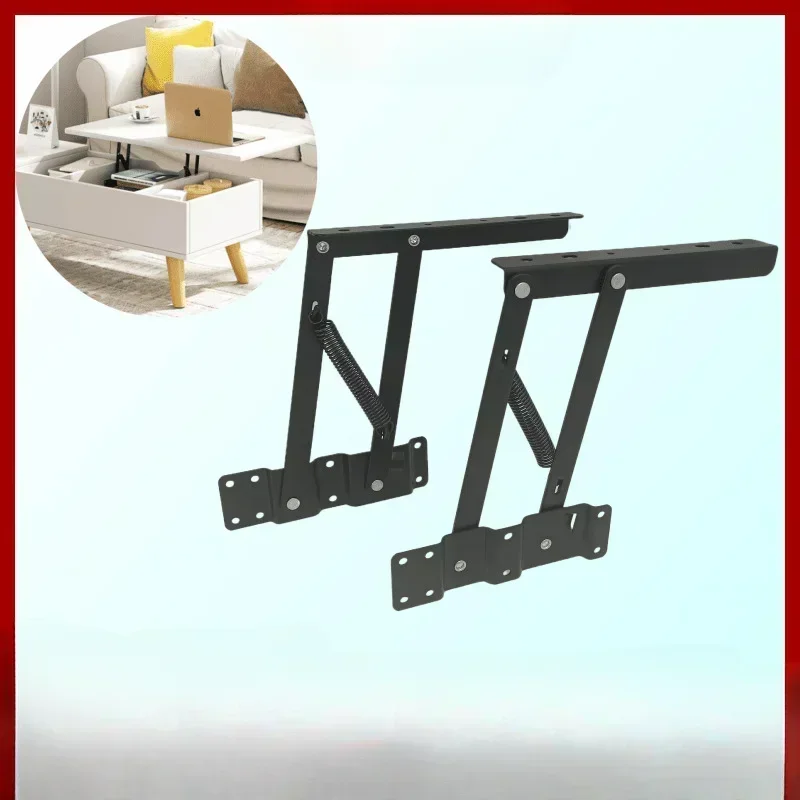 2PCS Coffee Table Lifting Frame, Bay Window Desktop Lifter, Folding Table Support Frame Furniture