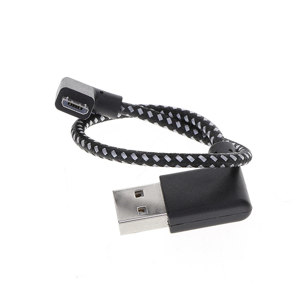 Cavo Micro USB da USB 2.0 a tipo C connettore a 90 gradi cavo dati di ricarica rapida di tipo C per tutti i cavi in Nylon di tipo C.