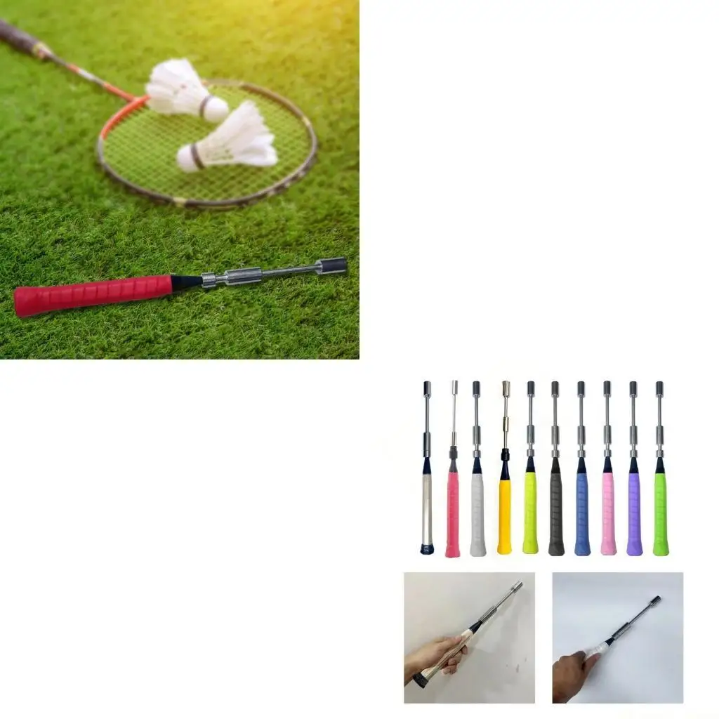 

31BE Professional Badminton Swing Training Device Steel Construction With Ergonomic Handle For Skill Development